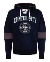 Load image into Gallery viewer, COLORBLOCK LACE UP HOODIE