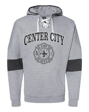 Load image into Gallery viewer, COLORBLOCK LACE UP HOODIE