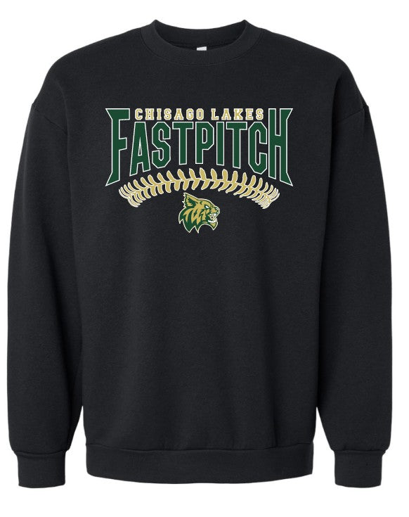 CL Fastpitch Adult American Apparel - ReFlex Fleece Crewneck Sweatshirt