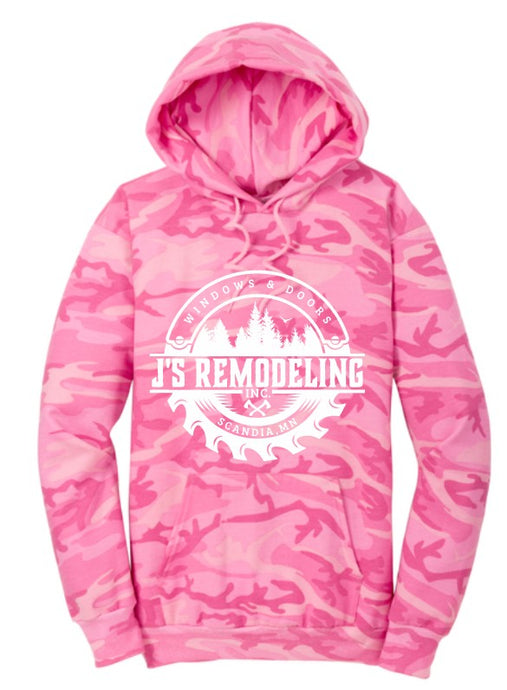 J's Remodeling Camo Hoodie